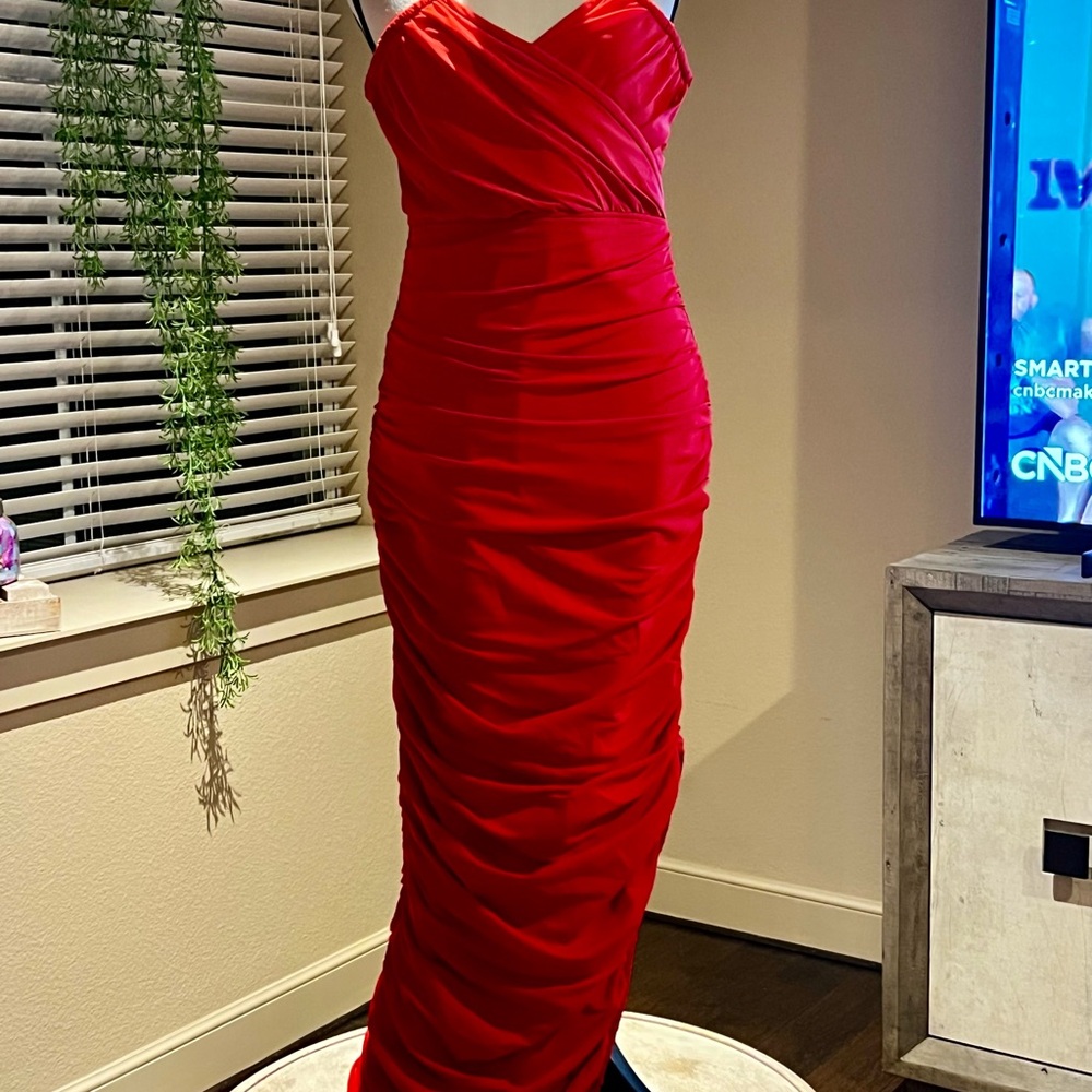 Elliatt Striking Red Prom Dress